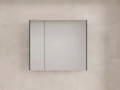 Зеркальный шкаф Style Line Лима 80 см ЛС-00002345 подвесной, графит