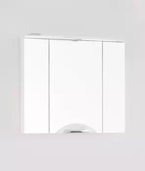 Зеркальный шкаф Style Line Жасмин 2 80/С Люкс белый ЛС-000010036