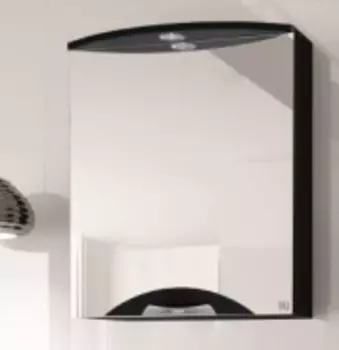 Зеркальный шкаф Style Line Жасмин 2 60 Люкс черное