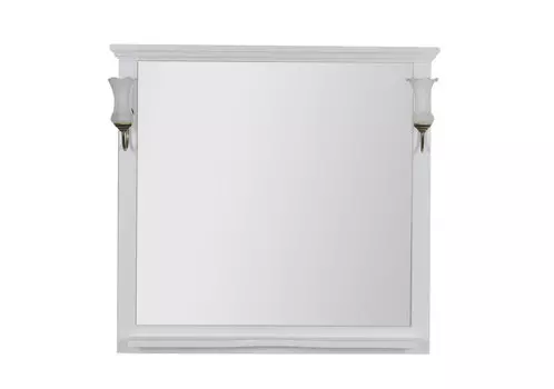 Зеркало Aquanet Лагуна 105 белый