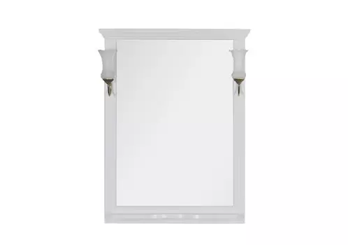 Зеркало Aquanet Лагуна 75 белый