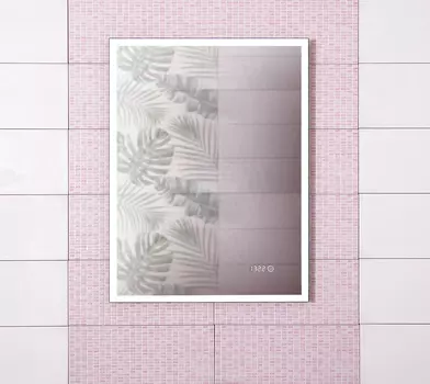 Зеркало Бриклаер Лофт 60 см 4627125415722 белое