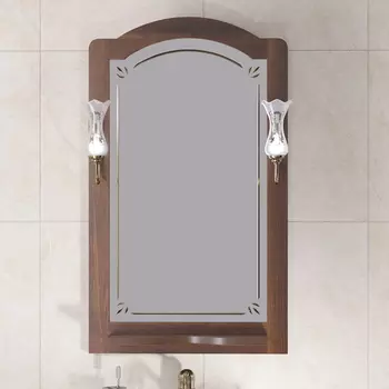 Зеркало Opadiris Лоренцо 60 см 00-00007044 светлый орех