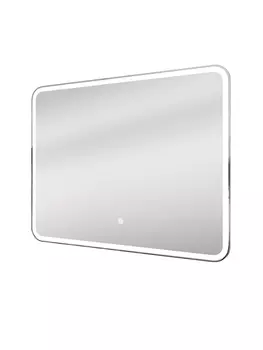 Зеркало Orange Nature ON-100ZE 100 см, с LED подсветкой и сенсорной кнопкой, белое