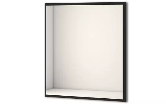 Зеркало с подстветкой Cezares Tiffany 98 см 45047 подвесное, Nero grafite