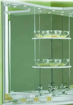 Зеркало с подсветкой Aquaton Корнер 100 L