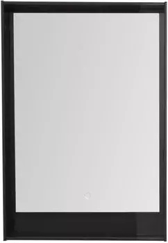 Зеркало с подсветкой Aquanet Милан 58 см 306383 черное