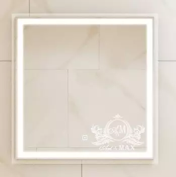 Зеркало с подсветкой Art-Max Monza AM-Mon-600-600-DS-F