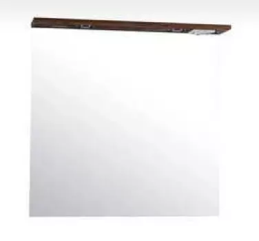 Зеркало с подсветкой ASB-mebel Коста 80 светлый орех