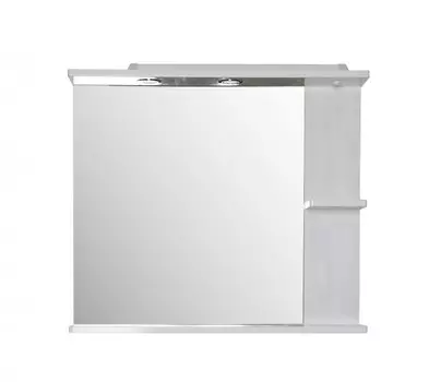 Зеркало с подсветкой ASB-mebel Орхидея 80 белый
