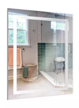 Зеркало с подсветкой Azario Alysa 60x80 AZ-Z-046CS серое