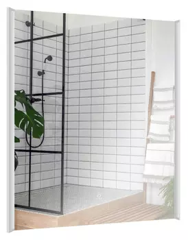 Зеркало с подсветкой Azario Gela 60x80 AZ-Z-070CS серое