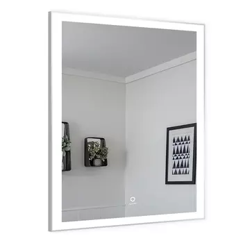 Зеркало с подсветкой Azario Havana 60x80 AZ-Z-079CS серое