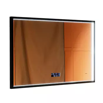 Зеркало с подсветкой Azario Эдисон 90x65 LED-00002763 серое