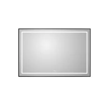 Зеркало с подсветкой BelBagno Kraft 120x80 SPC-KRAFT-1200-800-LED-TCH-WARM-NERO черное