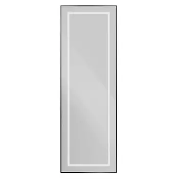 Зеркало с подсветкой BelBagno Kraft 55x170 SPC-KRAFT-555-1700-TCH-PIA-NERO черное
