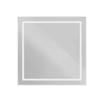 Зеркало с подсветкой BelBagno Kraft 80x80 SPC-KRAFT-800-800-SENS-AL сатин