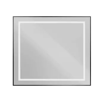 Зеркало с подсветкой BelBagno Kraft 90x80 SPC-KRAFT-900-800-SENS-NERO черное