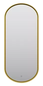 Зеркало с подсветкой Brevita Saturn 50x115 SAT-Dro1-050-gold золото