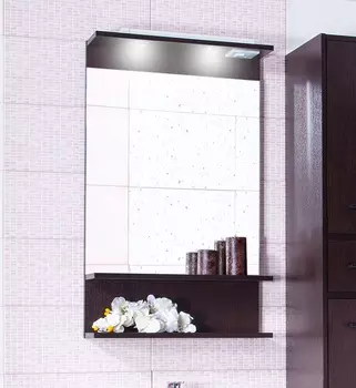 Зеркало с подсветкой Бриклаер Чили C 55 Венге