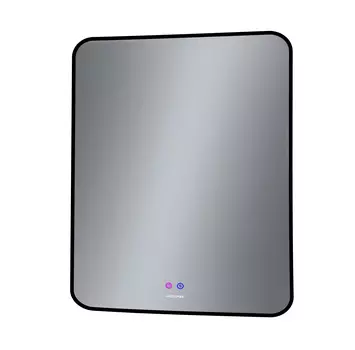 Зеркало с подсветкой Grossman ELEGANS-норма BLACK 70x80 1770802 черное