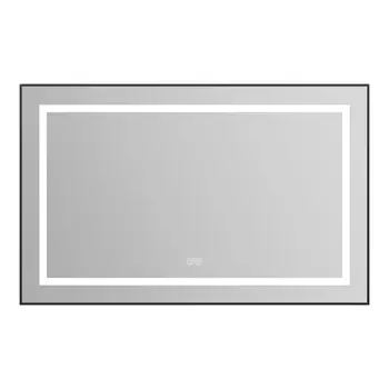 Зеркало с подсветкой и подогревом BelBagno Kraft 109x69 SPC-KRAFT-1085-685-TCH-WARM-NERO черное
