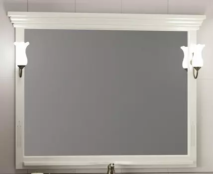 Зеркало с подсветкой Opadiris Риспекто 120 слоновая кость