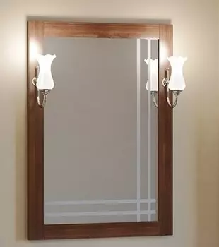 Зеркало с подсветкой Opadiris Сакура 60 светлый орех L