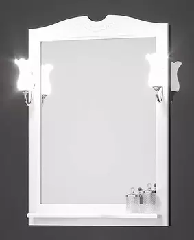 Зеркало с подсветкой Opadiris Тибет 80 белый