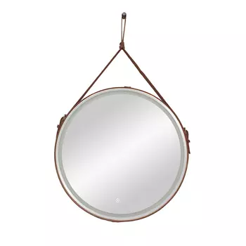 Зеркало с подсветкой Uperwood Upd Round 65 см 291020274 коричневое