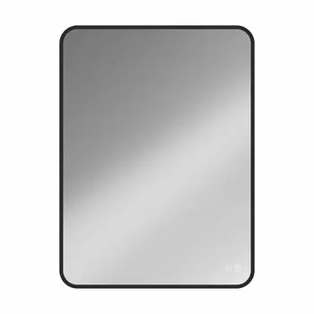 Зеркало с подсветкой Vincea 60x80 VLM-3VC600B-2 c диммером, антизапотевание, черное