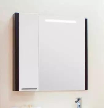 Зеркало со шкафчиком Aquaton Брайтон 100 венге