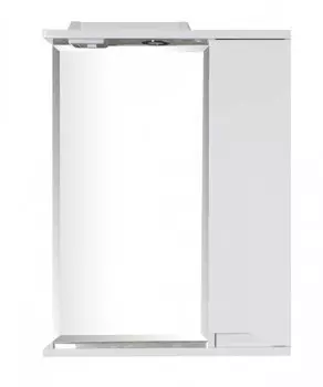 Зеркало со шкафчиком ASB-mebel Бари 60 белый