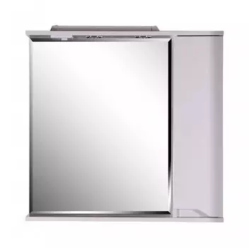 Зеркало со шкафчиком ASB-mebel Бари 80 белый