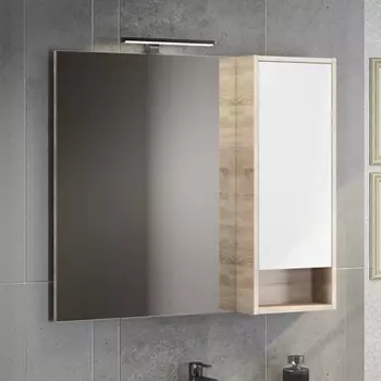 Зеркало со шкафчиком Comforty Гамбург 90 00004142227