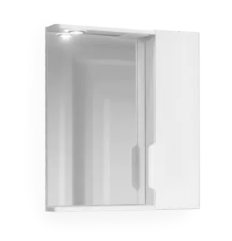 Зеркало со шкафчиком Jorno Moduo Slim Mod.03.50/W 50х70