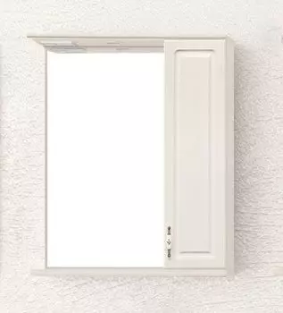 Зеркало со шкафчиком Style Line Олеандр 65 рельеф пастель