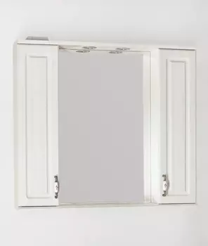 Зеркало со шкафчиком Style Line Олеандр 90 рельеф пастель