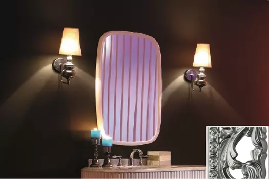 Зеркало Tessoro Rivoli 80 серебро