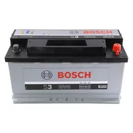 Аккумулятор Bosch S3 013 90Ah/720 обратная 353х175х190