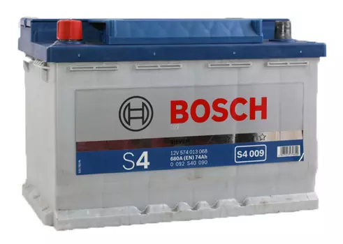 Аккумулятор Bosch S4 009 Silver 74Ah/680 прямая 278х175х190