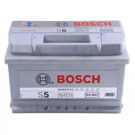 Аккумулятор Bosch S5 007 74Ah/750 обратная 278х175х175