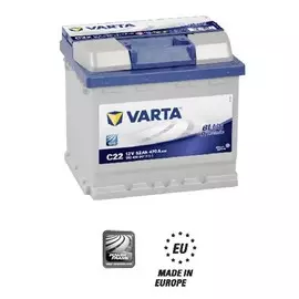 Аккумулятор VARTA C22 52Ah/470 прав+/обратная 207*175*190