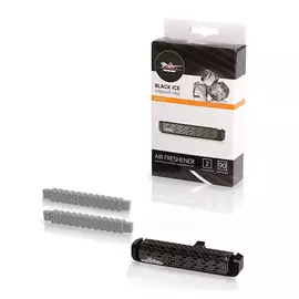 Ароматизатор на дефлектор VIP черный лед AIRLINE