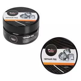 Ароматизатор на панель банка гелевый "Планета" 60мл черный лед (AIRLINE)