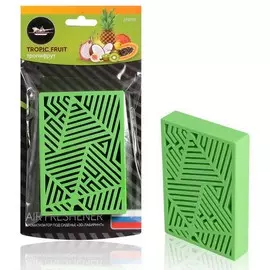 Ароматизатор под сиденье AIRLINE пластик "3D-лабиринт" тропифрут