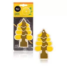 Ароматизатор подвесной картонный "Ель" итальянский лимон AIRLINE