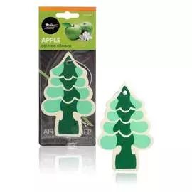 Ароматизатор подвесной картонный "Ель" сочное яблоко AIRLINE