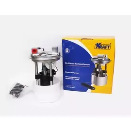 Бензонасос ВАЗ 21102 инж. дв.1,5 электрический в сборе (резьба)(KRAFT) сливная магистраль
