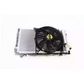 Блок охлаждения (радиатор+конденсер+вентиляторы) ВАЗ 2190 92 Гранта А/С (LUZAR) LRK 0192